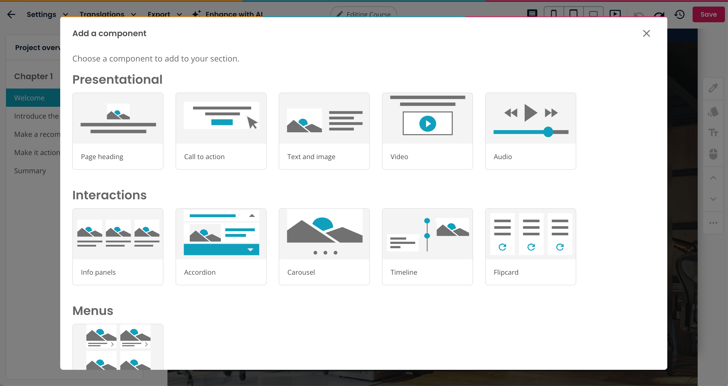 Create, page section menu.png