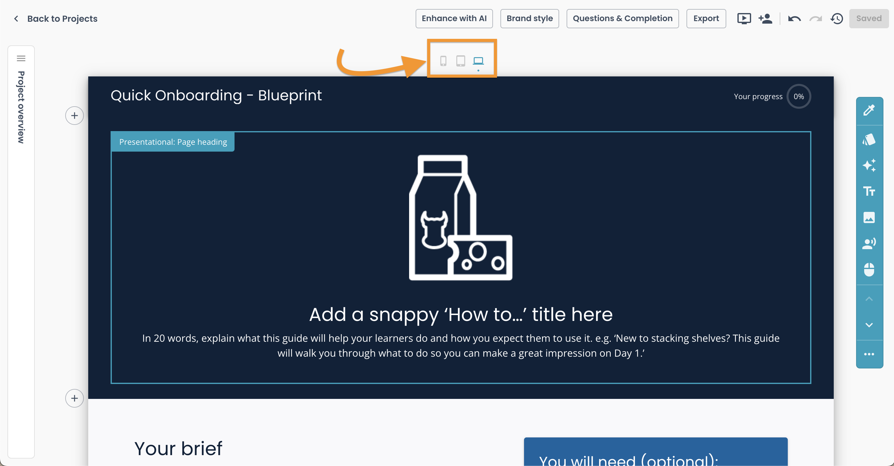 Create, arrow pointing to device view icons.png