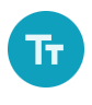 Create, text icon from the Project toolbar.png