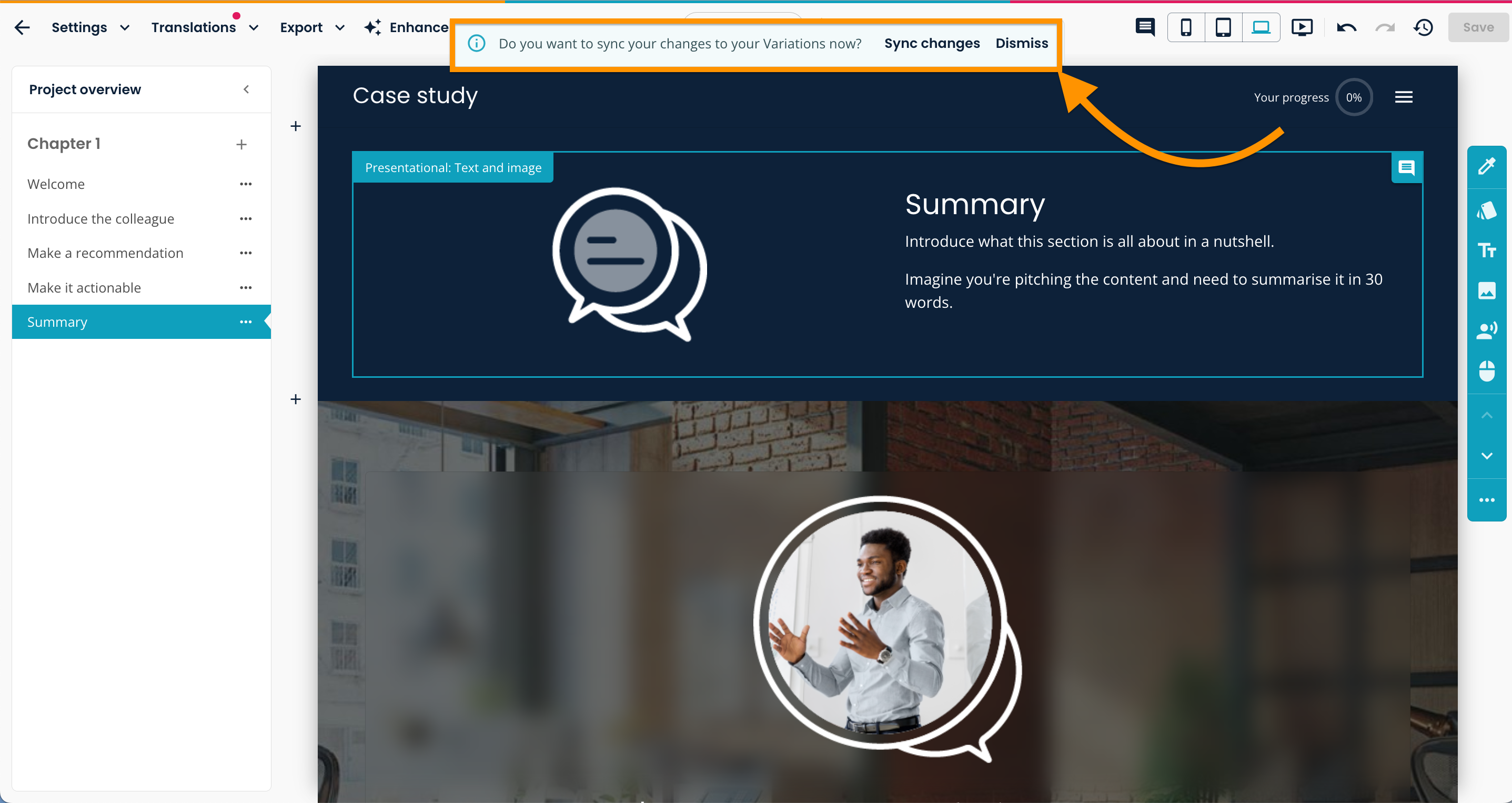 elucreate-project-sync-changes-banner-alert