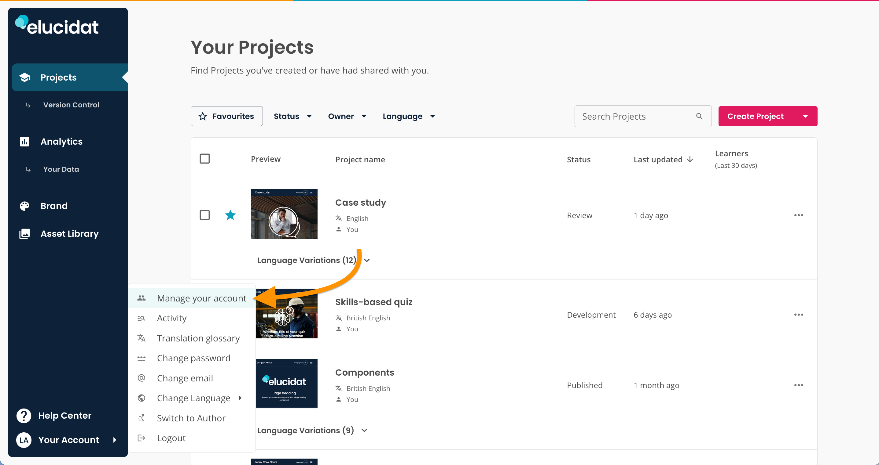 elucreate-homepage-manage-your-account