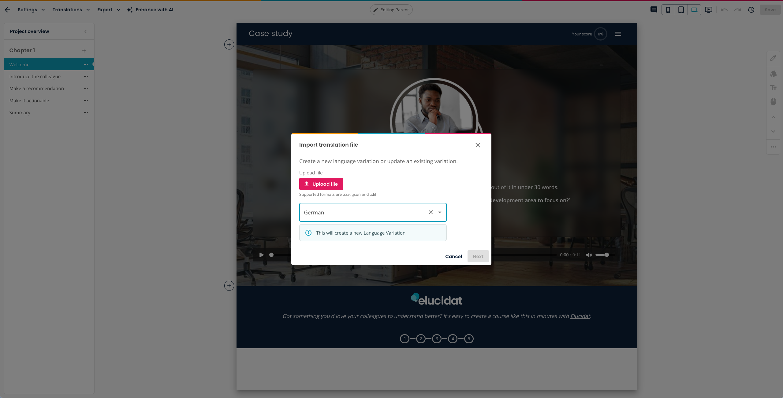 elucreate-project-import-translation-file-select-language