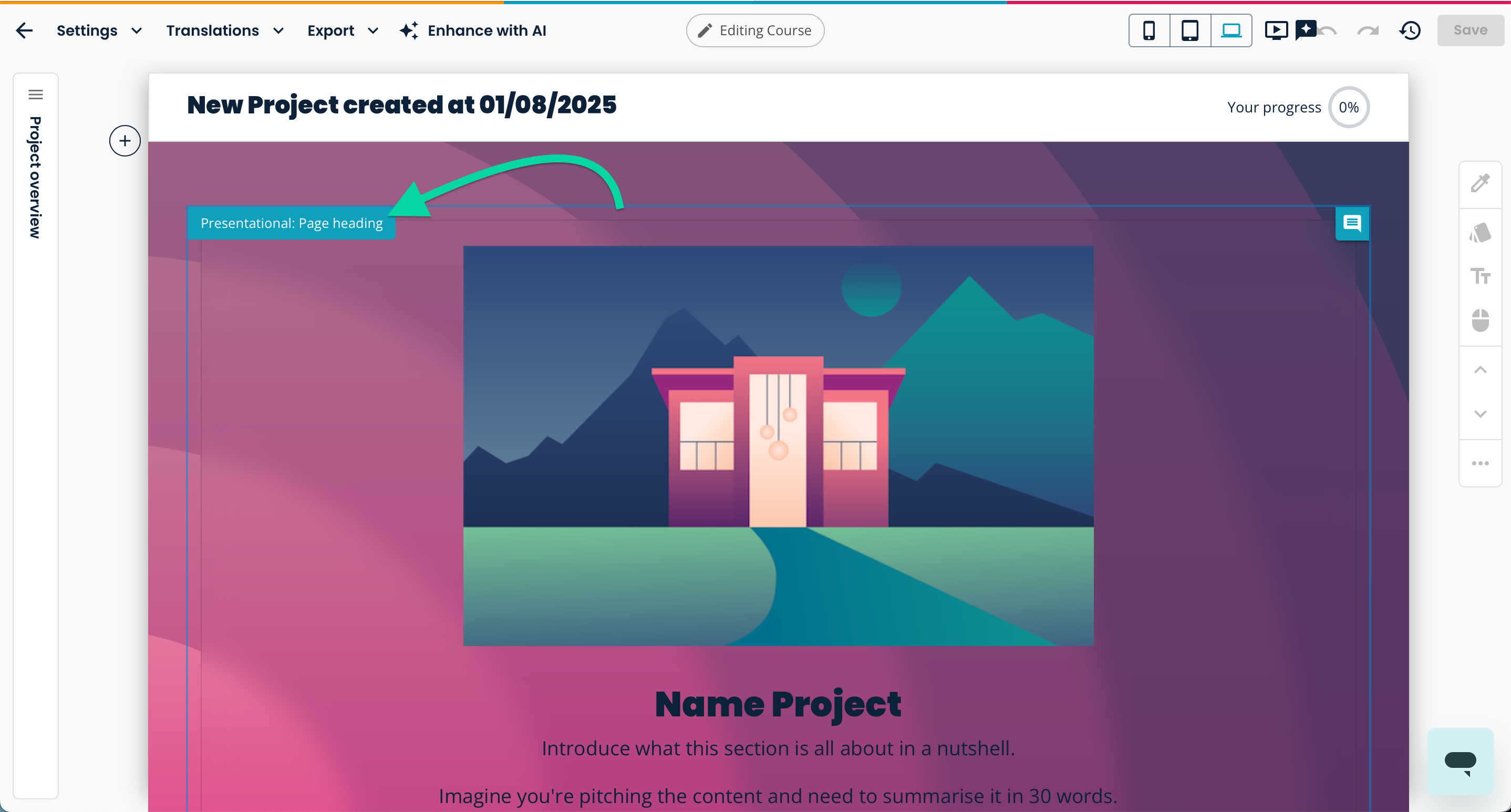 elucreate-project-component-page-heading