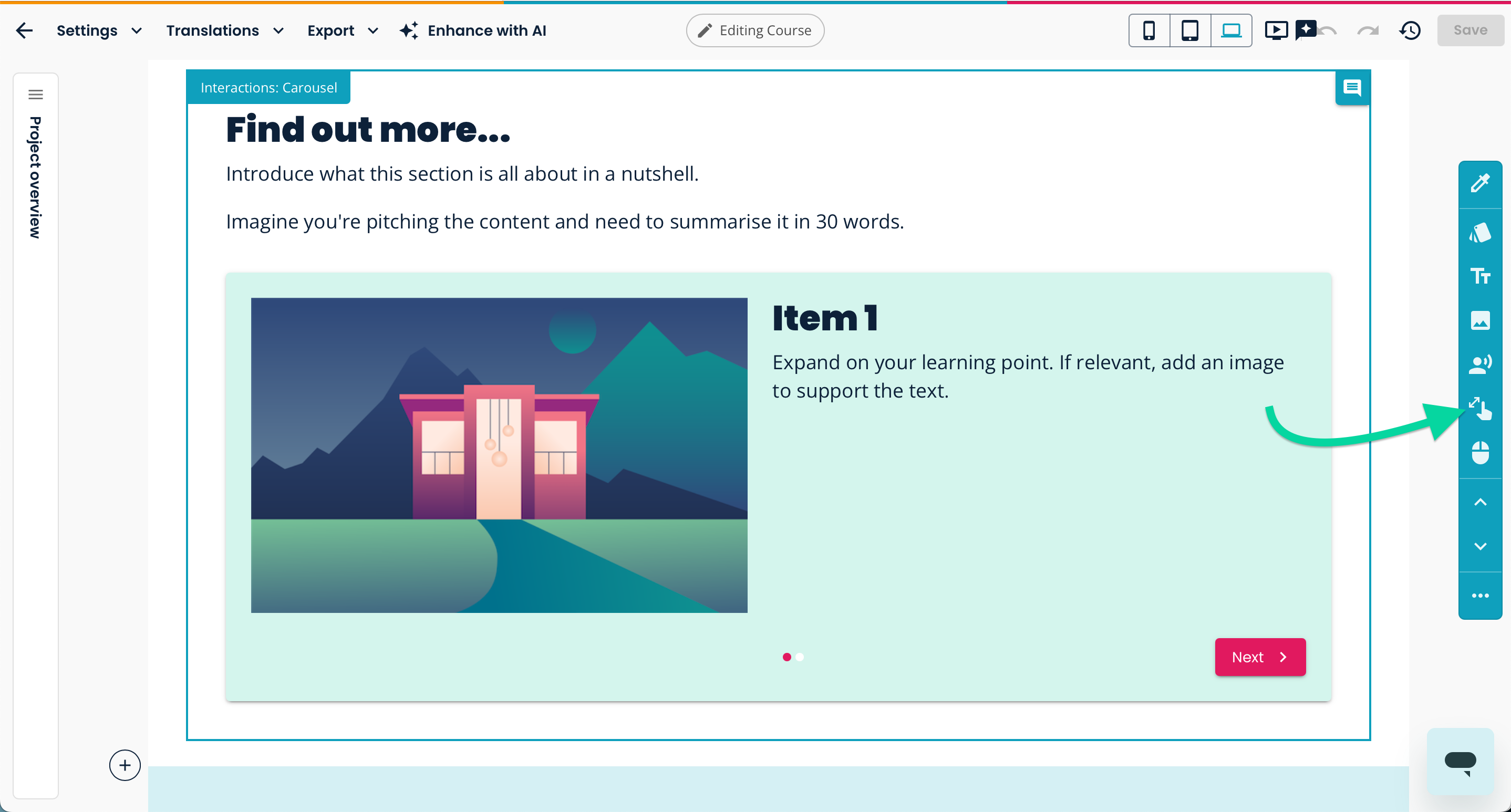 elucreate-project-editing-toolbar-interactions
