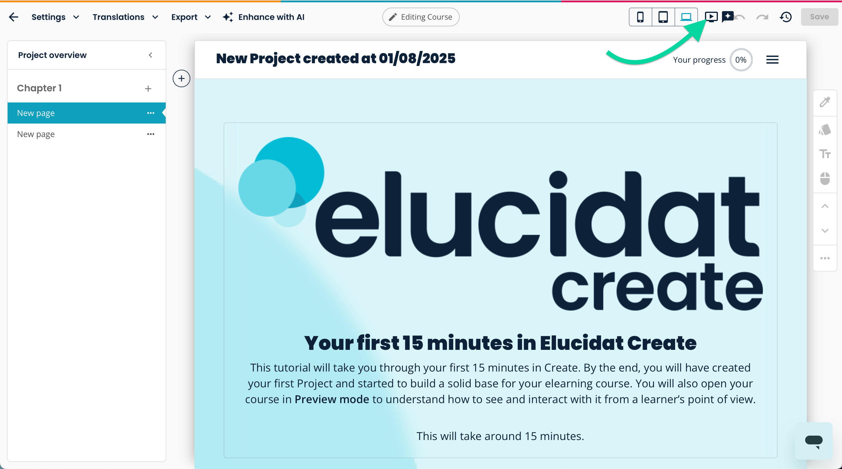 elucreate-project-editing-preview-button