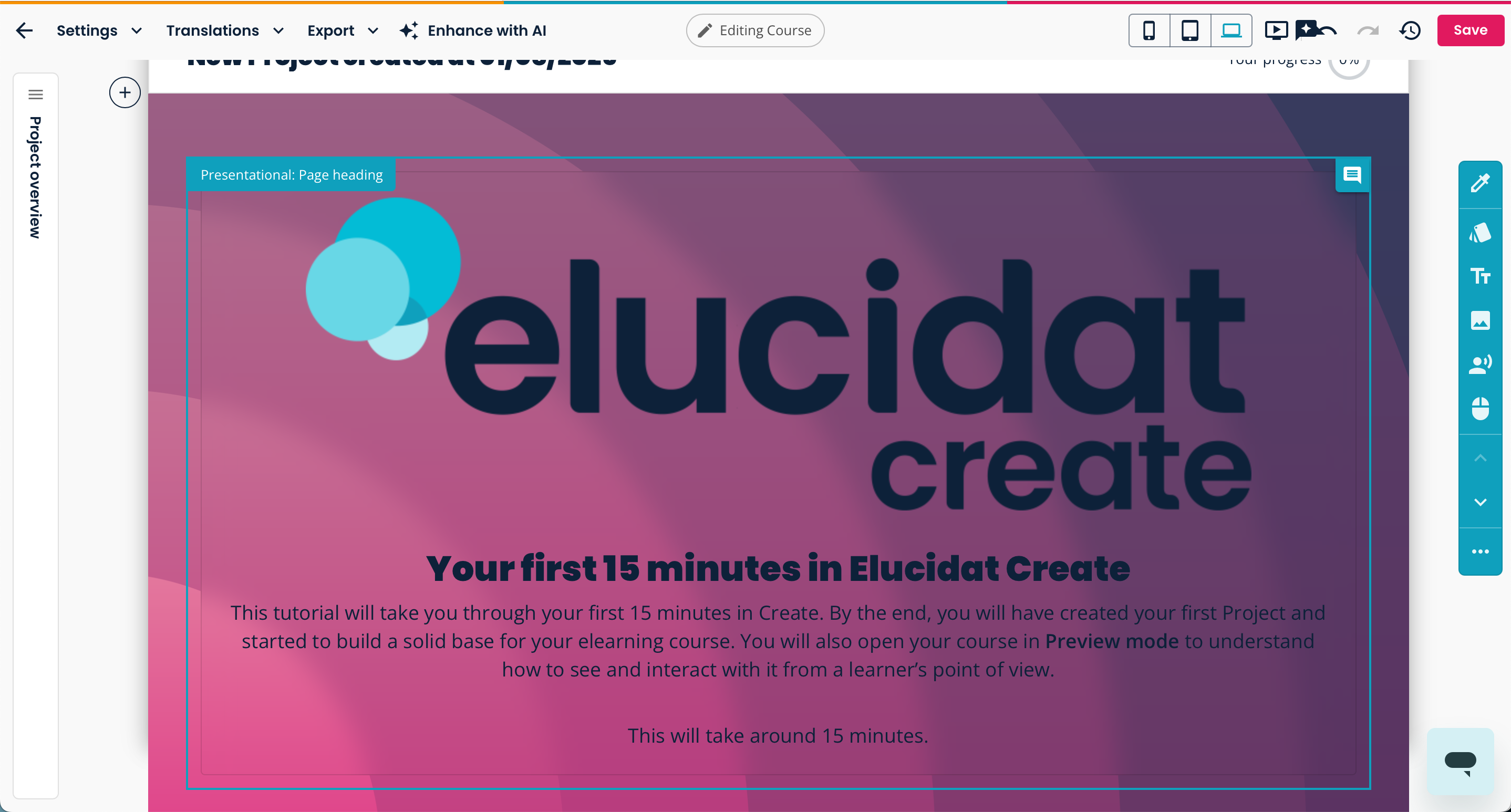 elucreate-project-editing-page-heading-image-text