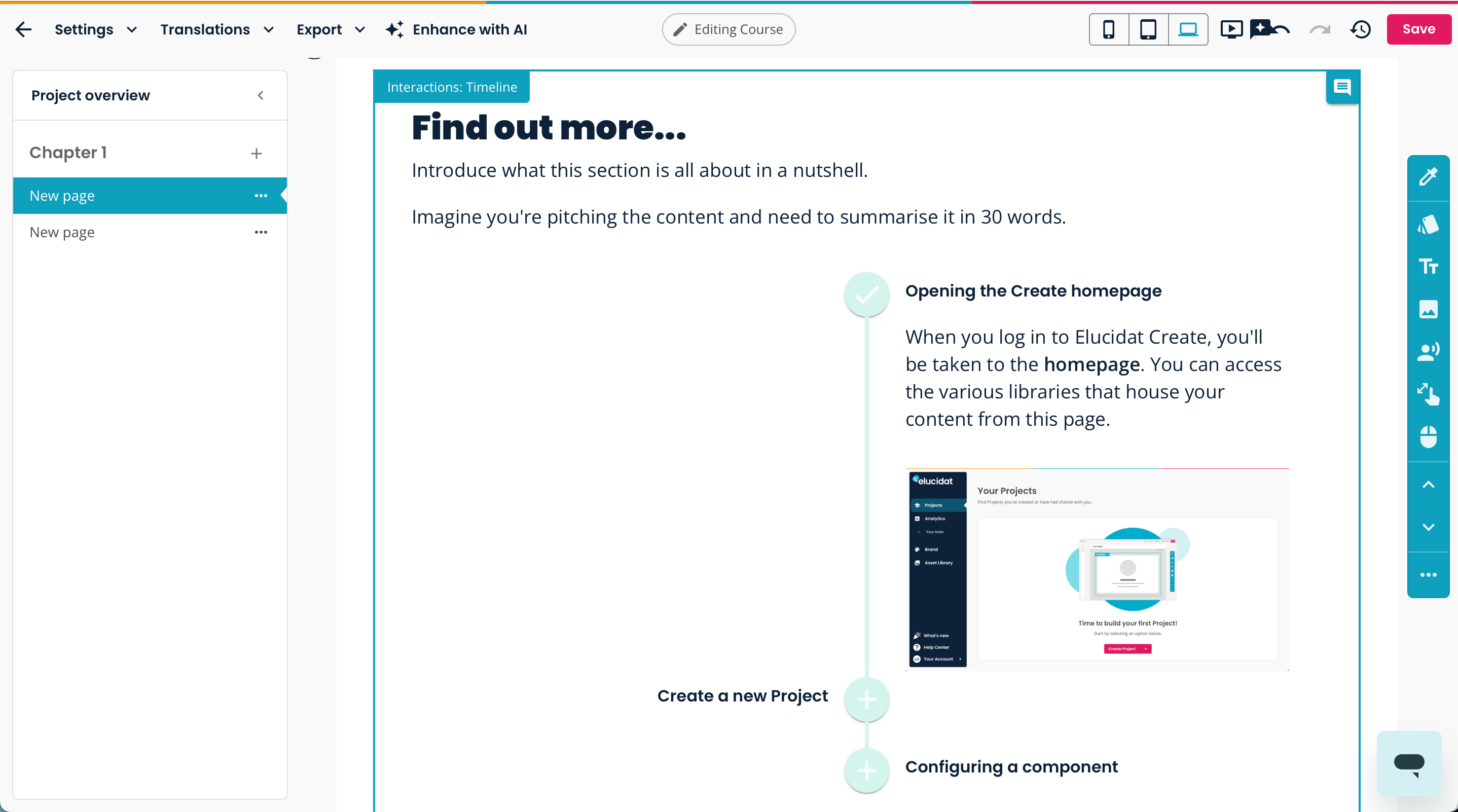 elucreate-project-editing-timeline-open-item