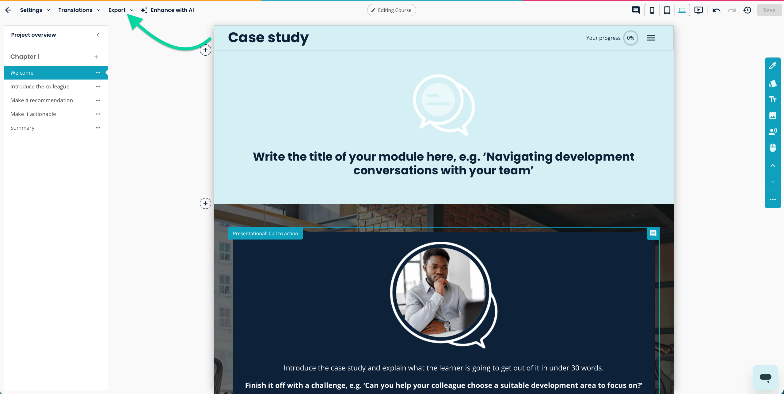elucreate-project-toolbar-export